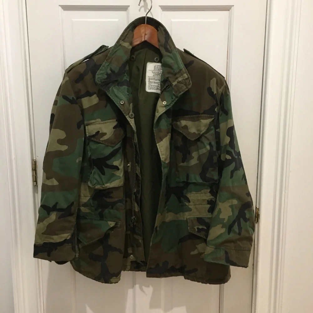 VINTAGE US MILITARY MENS FIELD COAT JACKET